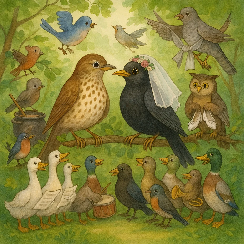 Discover the Famous Bird Wedding Song's Fun Roles